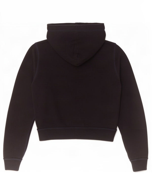 Superdry γυναικείο πουλόβερ με κουκούλα με φερμουάρ UK 8 μικρό βαμβακερό