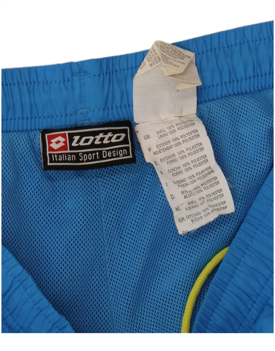 LOTTO Mens Graphic Tracksuit Trousers Joggers Medium Blue Polyester