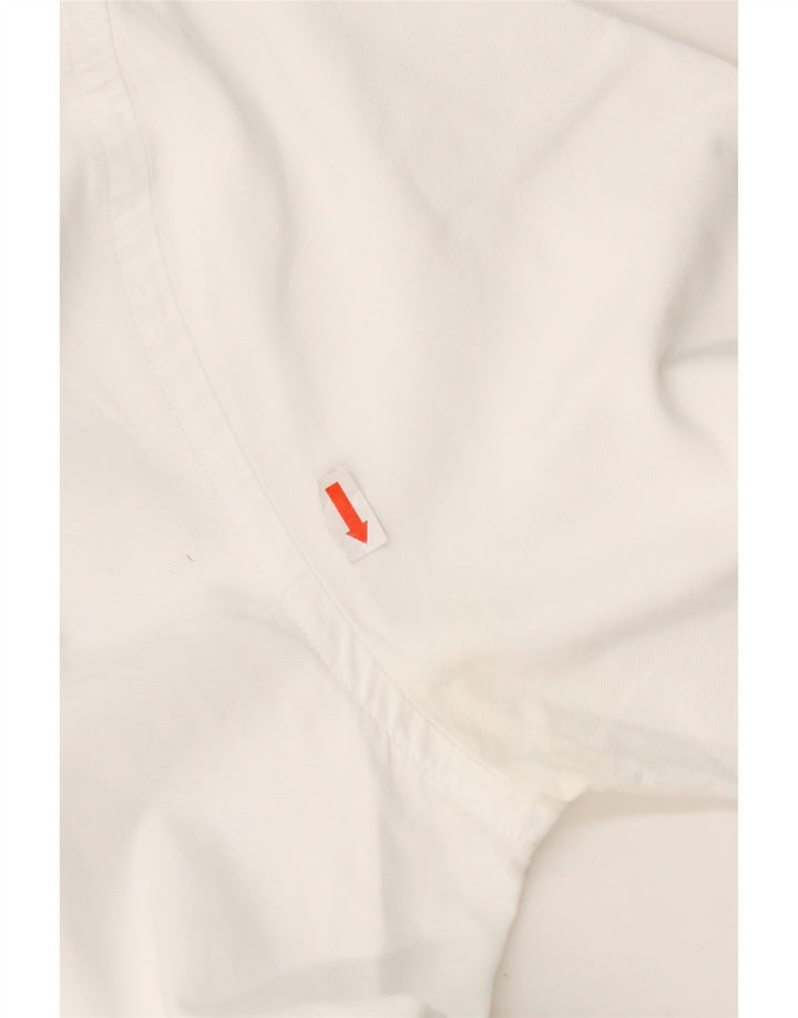 ZARA Mens Slim Fit Shirt Medium White Cotton