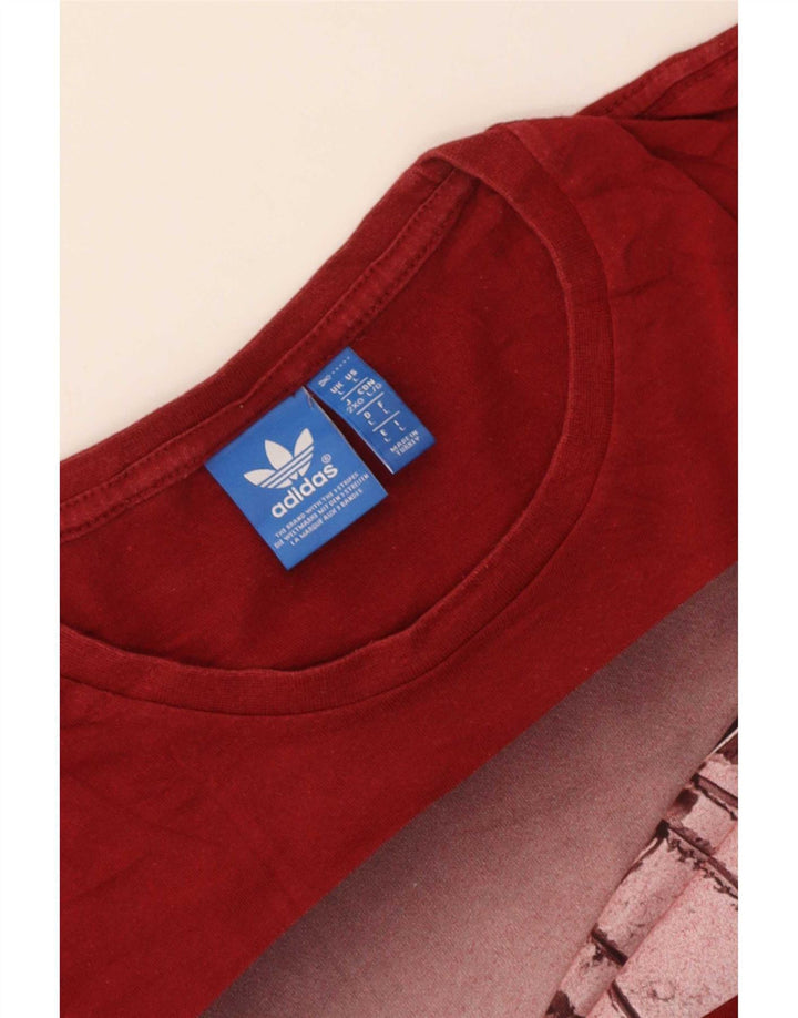 Adidas Mens Graphic T-Shirt Top Large Red