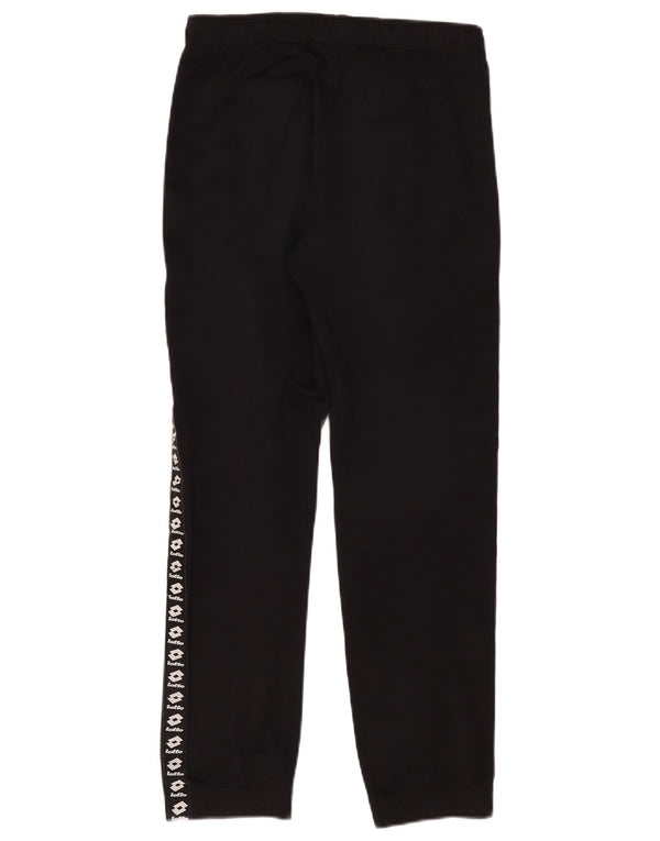 Lotto Pantalon de survêtement graphique pour femme UK 44 Large Noir Polyester