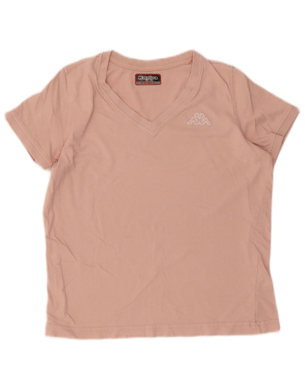 Kappa Damen Crop T-Shirt Top UK 10 Small Pink