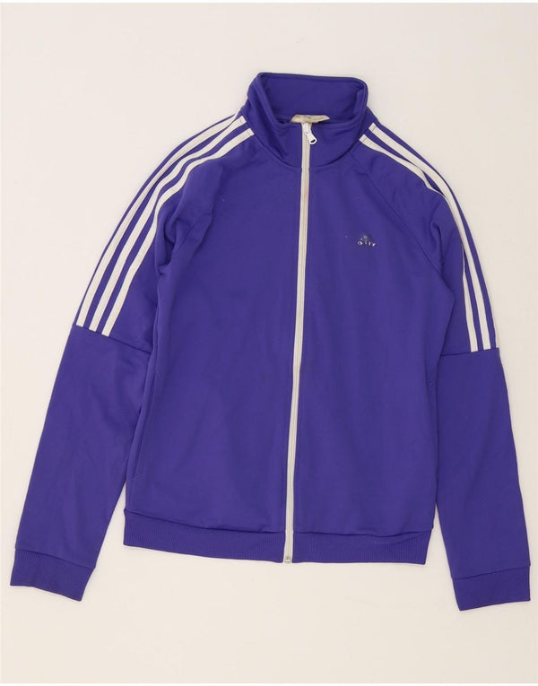 Adidas Veste de survêtement pour femme UK 4/6 XS Violet Polyester