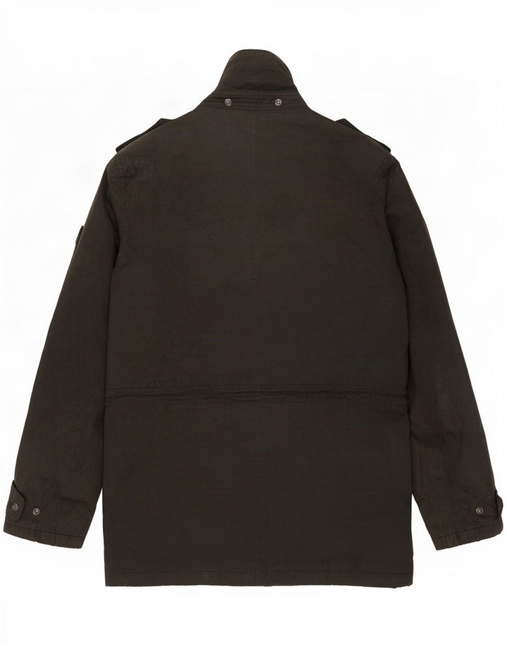 Ανδρικό κερωμένο βαμβακερό μπουφάν Barbour UK 38 Medium Black