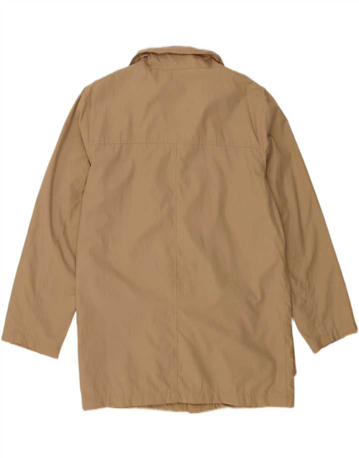 PROJECT Mens Utility Jacket UK 40 Large Beige Cotton Vintage Project and Second-Hand Project from Messina Hembry 