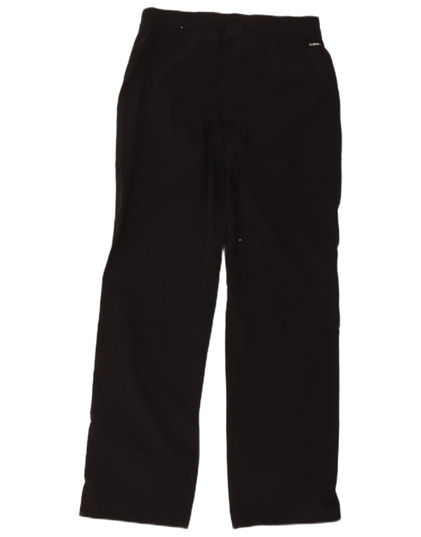 Adidas Womens Climalite Tracksuit Trousers UK 10 Small Black Polyester