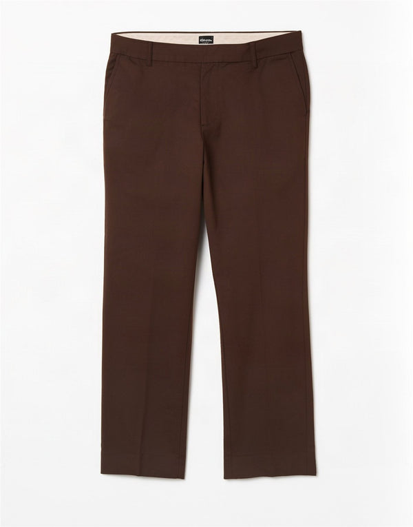 Pantaloni da abito dritti da donna Zara EU 36 XS W26 L32 Marrone