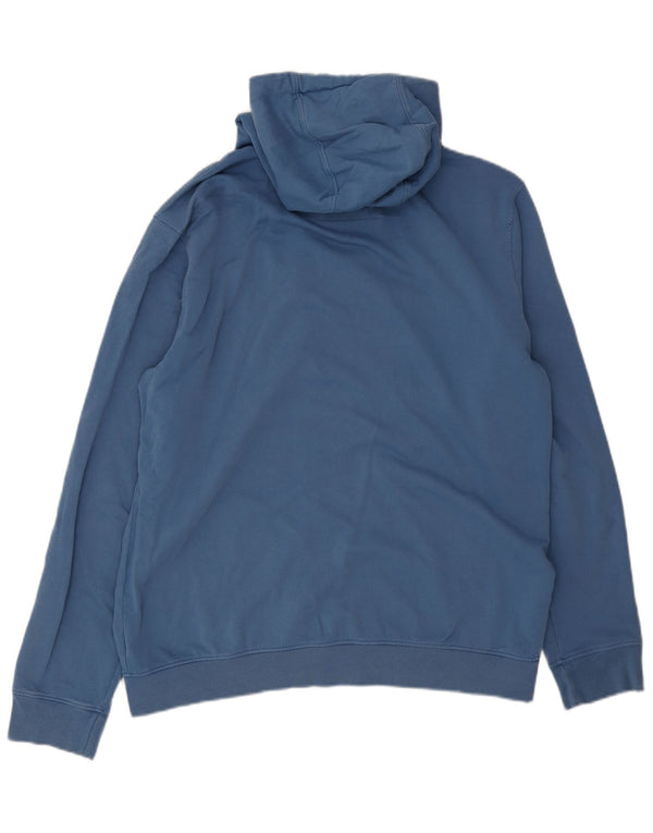 Crew Clothing Herre hættetrøje med lynlås XL Blå bomuld
