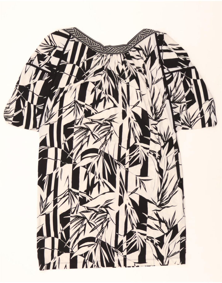 BCBGMAXAZRIA Womens Abstract Pattern Shift Dress UK 16 Large White Vintage BCBGMAXAZRIA and Second-Hand BCBGMAXAZRIA from Messina Hembry 