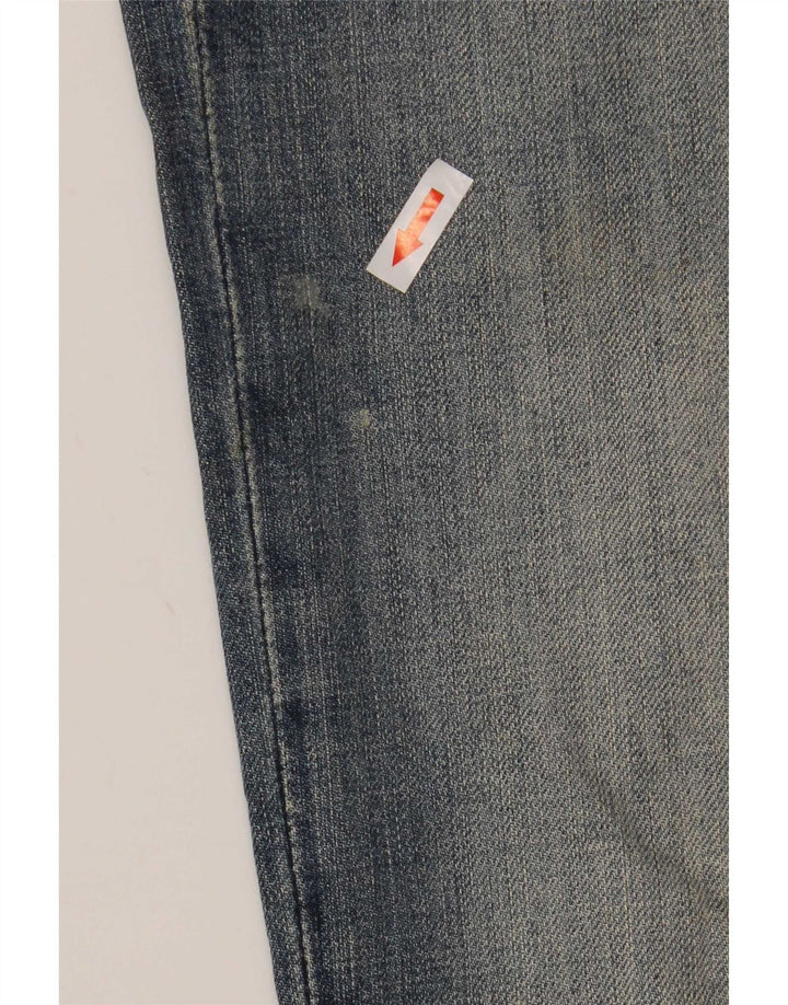 Lee Womens Denver Capri Jeans W32 L20 Blue Cotton