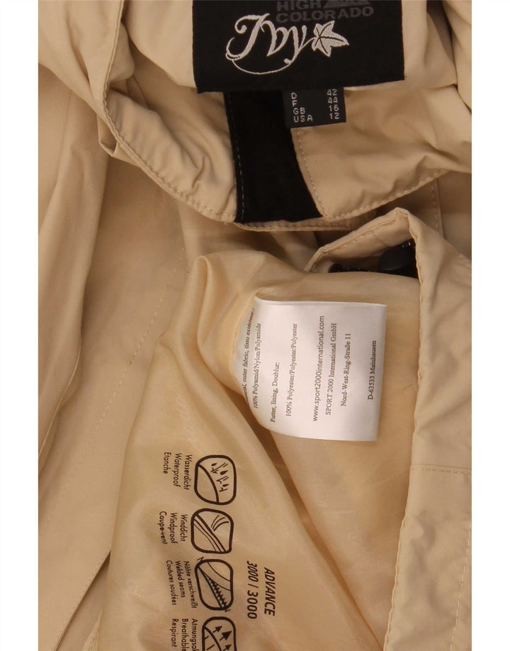 Giacca antipioggia da donna High Colorado UK 16 Large Beige Poliammide