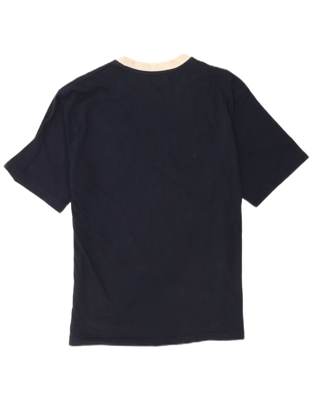 Fred Perry Mens T-Shirt Top Large Navy Blue Cotton