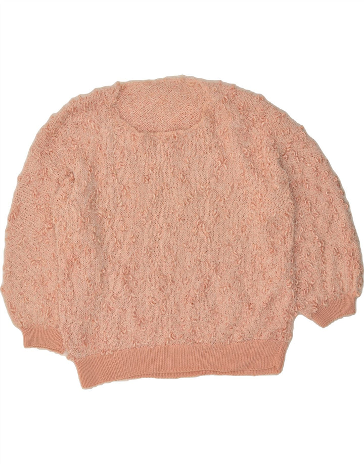 VINTAGE Womens Crew Neck Jumper Sweater UK 18 XL Pink | Vintage Vintage | Thrift | Second-Hand Vintage | Used Clothing | Messina Hembry 