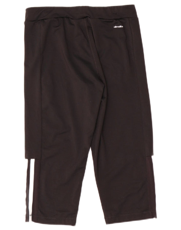 Adidas Pantalon de Survêtement Climalite Capri Garçon 13-14 Ans Noir Polyester