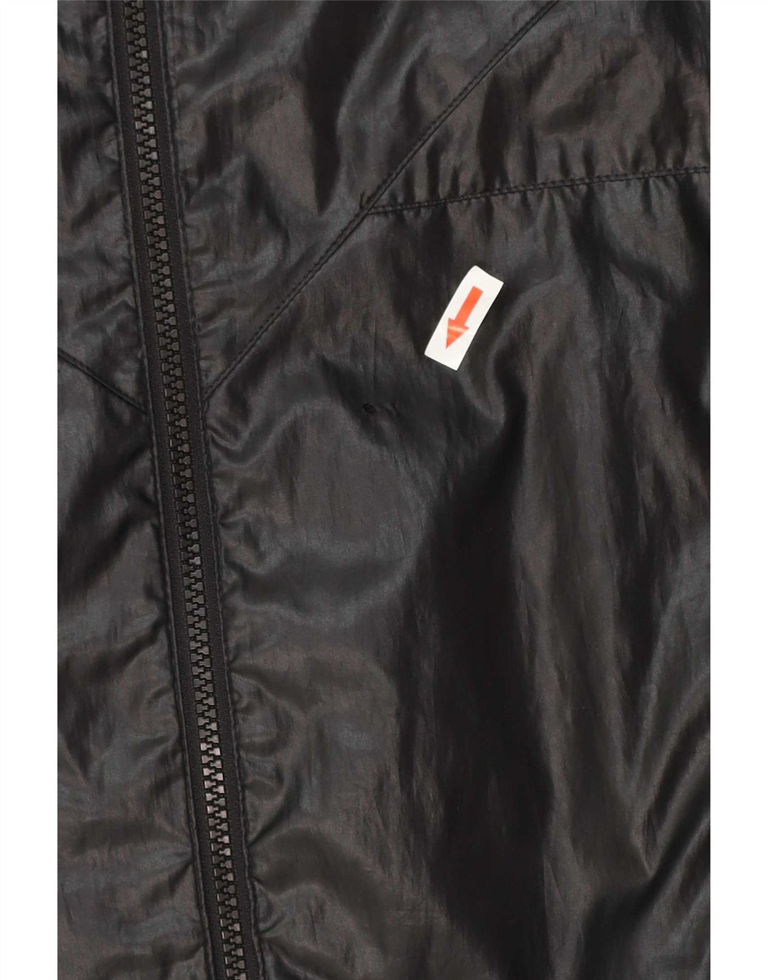 Adidas Mens Hooded Rain Jacket UK 38 Medium Black Polyester