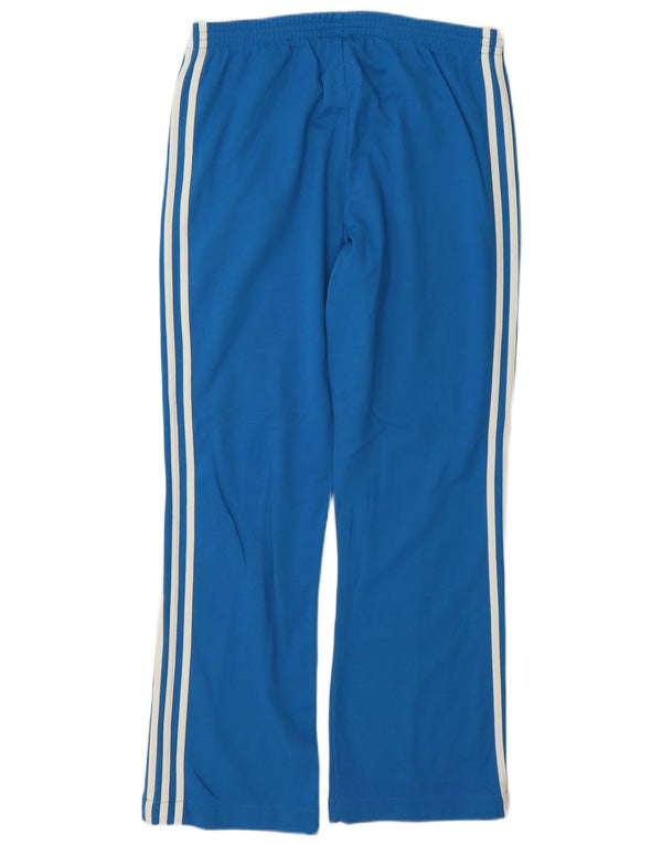 Adidas Mens Tracksuit Trousers Medium Blue Cotton