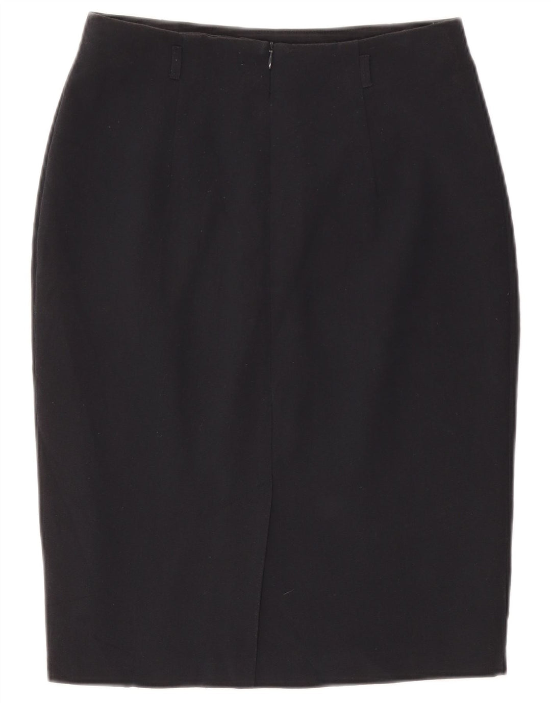 Marks & Spencer Womens Pencil Skirt UK 10 Small W27  Navy Blue Polyester