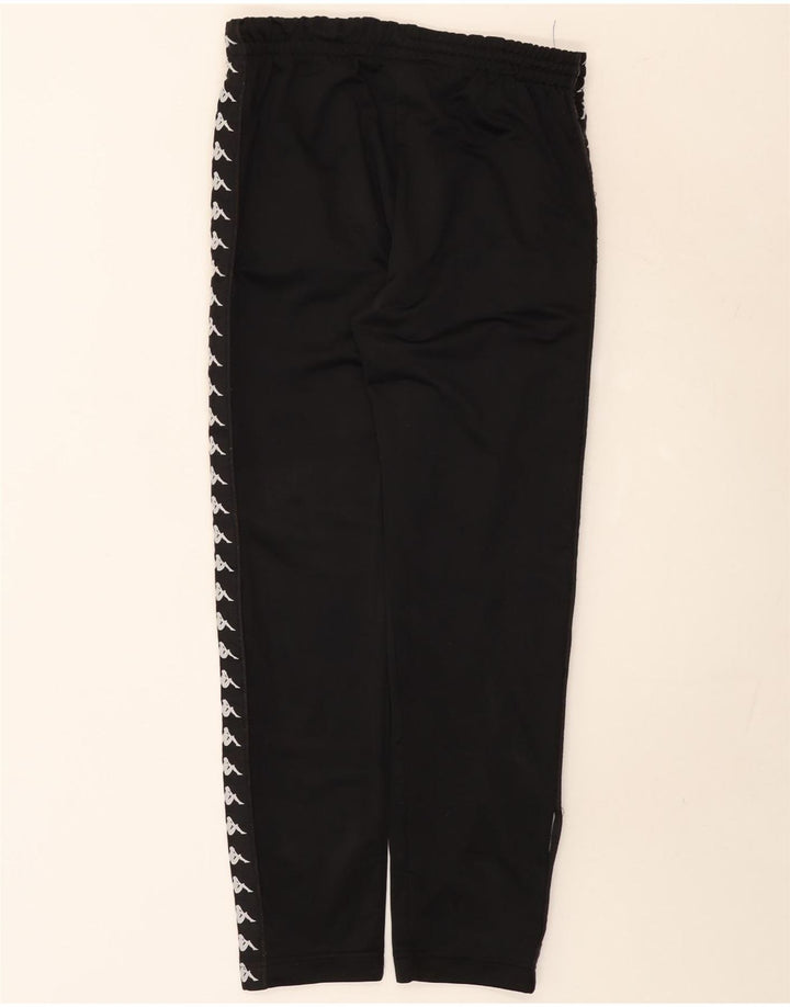 Kappa Pantalon de Survêtement Graphique Homme Noir Moyen Polyester