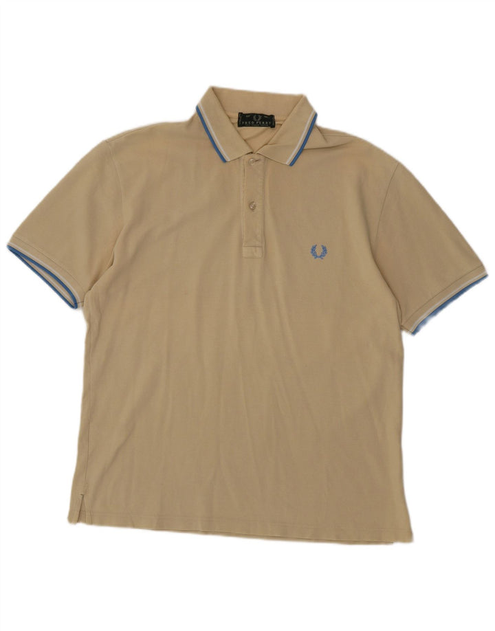Polo Da Uomo Fred Perry Beige Medio