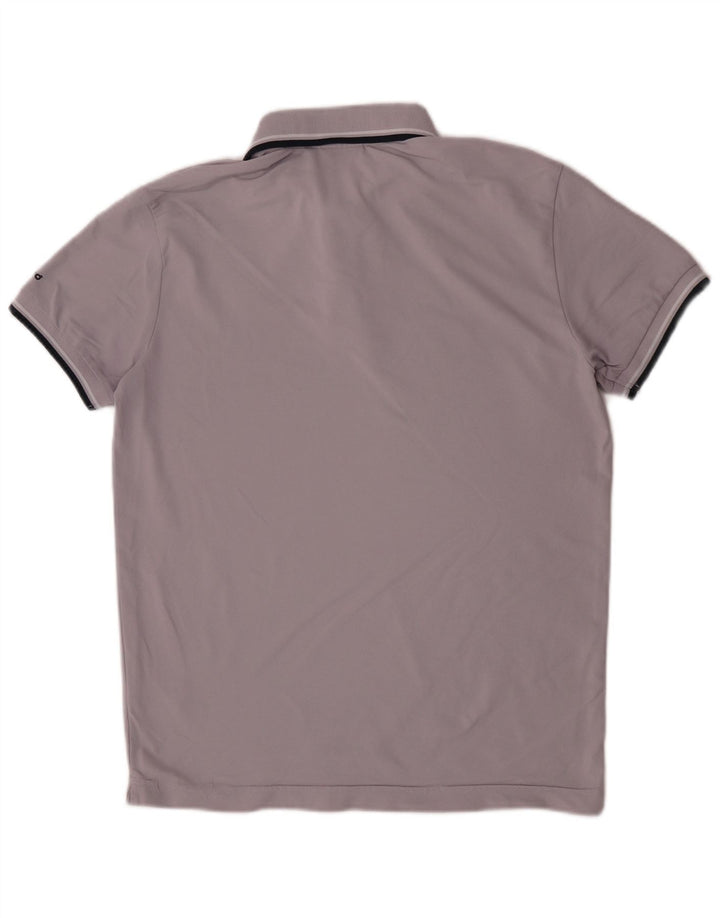 Chervo Mens Polo Shirt UK 40 Medium Purple Polyamide