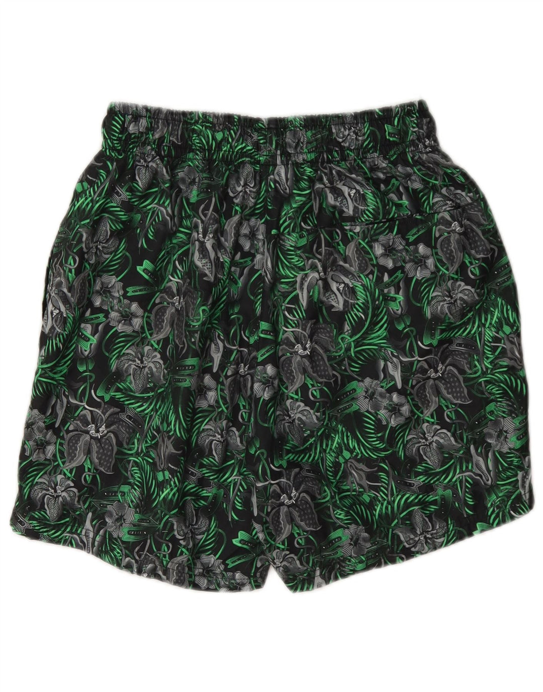Nike Mens Swimming Shorts Small Green Floral Polyester