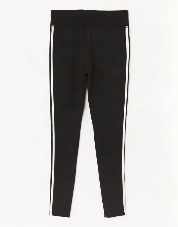 Adidas Damen Climalite Leggings UK 8/10 Small Schwarz Polyester