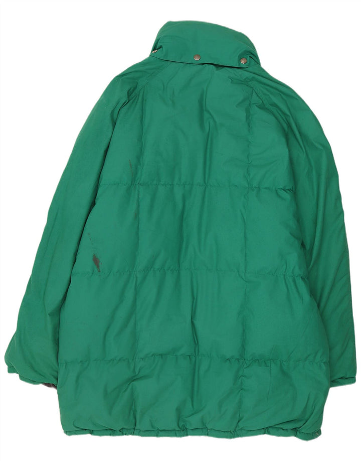 Anzoni Mens Loose Fit Padded Jacket UK 38 Medium Green Polyester