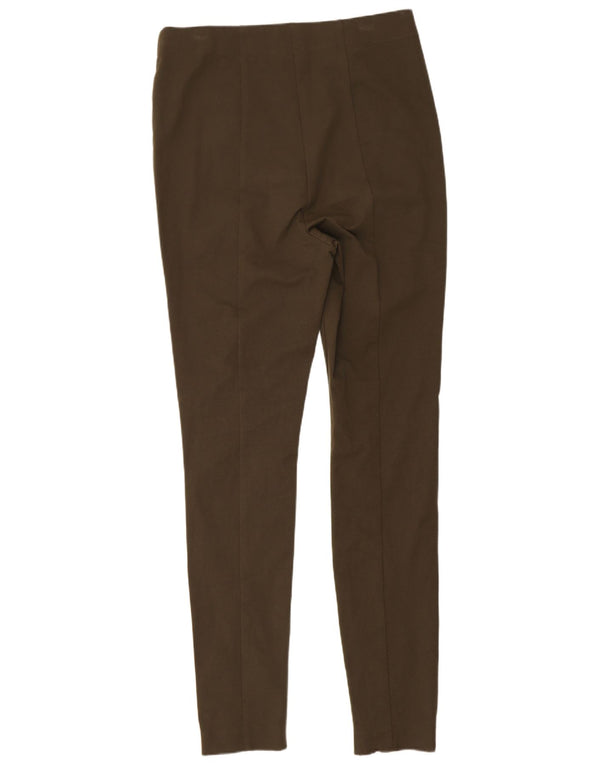 Marks & Spencer női vékony alkalmi nadrág UK 12 Medium W30 L29 Khaki