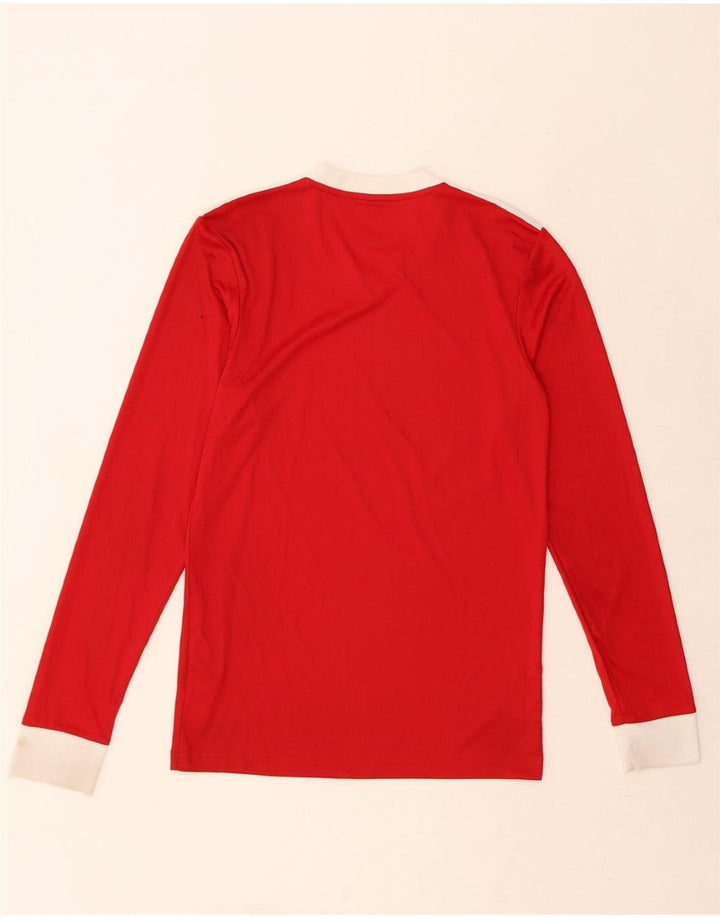 ADIDAS Mens Climalite Long Sleeve Top Long Sleeve XS Red Polyester Vintage Adidas and Second-Hand Adidas from Messina Hembry 