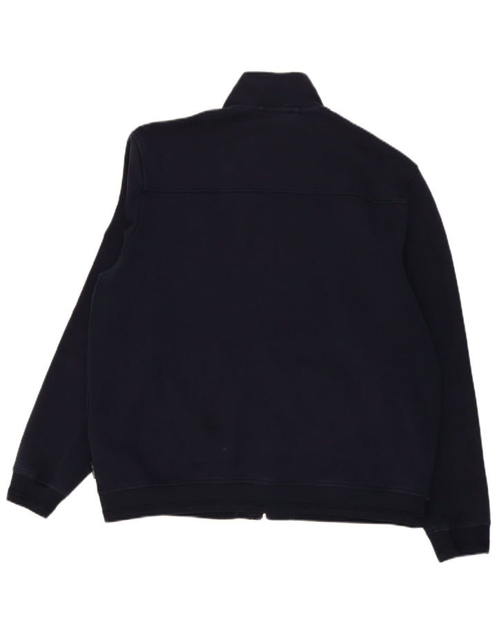 Ted Baker Herren-Trainingsanzug, Oberteil, Jacke, Größe 7 3XL, marineblaue Baumwolle