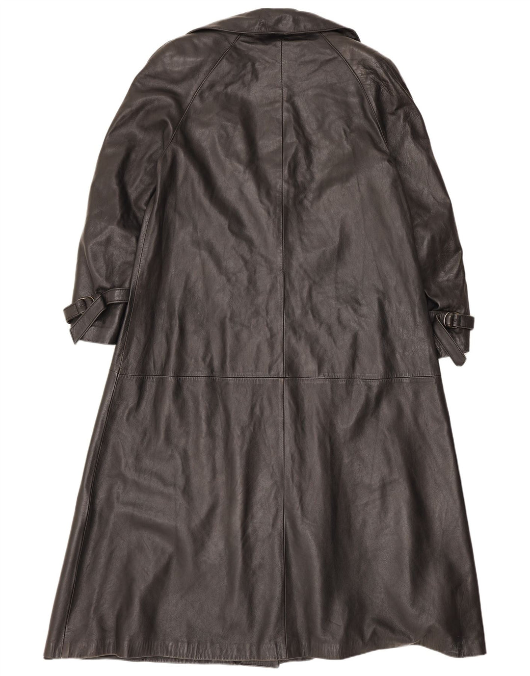 Sacip Abrigo de cuero para mujer IT 42 Medium Black