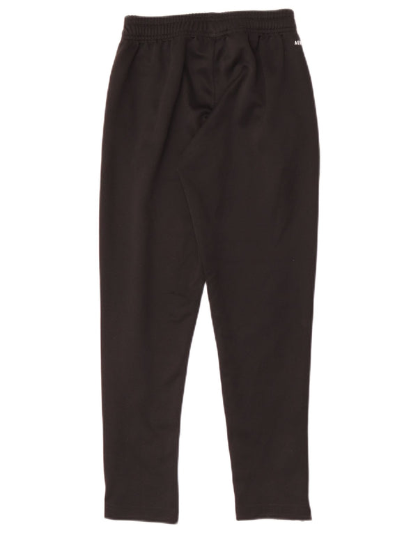 Pantaloni della tuta Adidas Aeroready da ragazzo 9-10 anni in poliestere nero