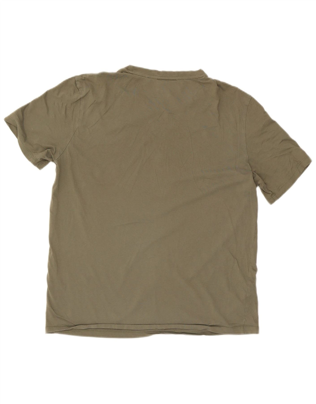 Hugo Boss Mens Graphic T-Shirt Top Large Khaki