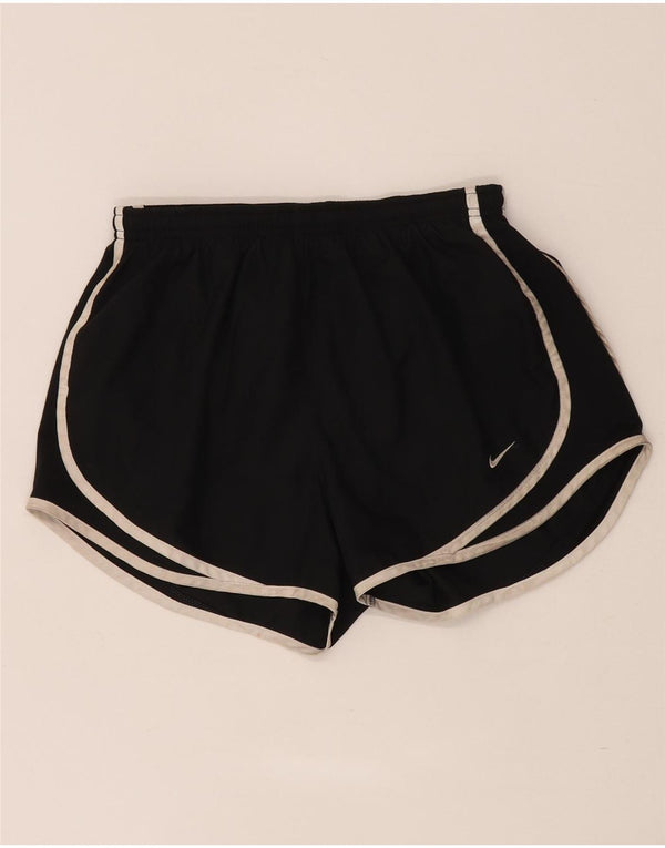 Pantaloncini sportivi Nike da donna Dri Fit UK 10 piccoli poliestere nero