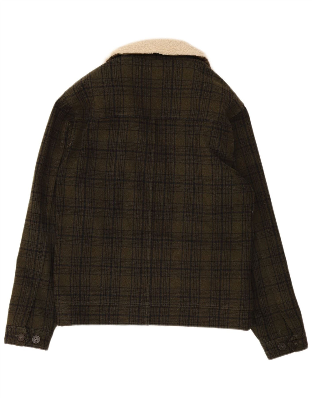 Minimum Mens Windbreaker Jacket UK 40 Large Green Plaid