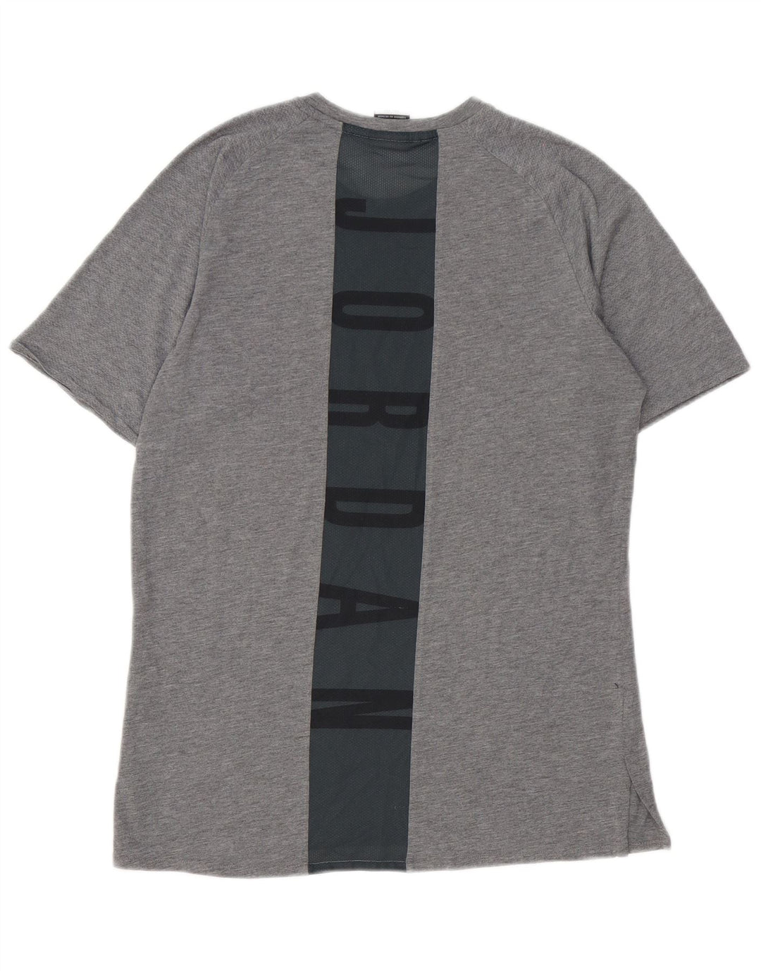 Jordan Mens Graphic T-Shirt Top Medium Grey Colourblock