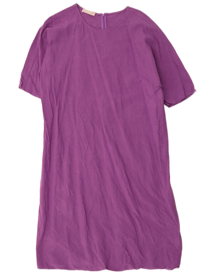 Abito maxi oversize da donna Stefanel UK 14 Lyocell viola medio