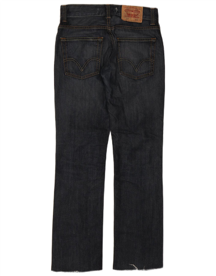 Levi's Womens 511 Slim Jeans W30 L30 Navy Blue Cotton
