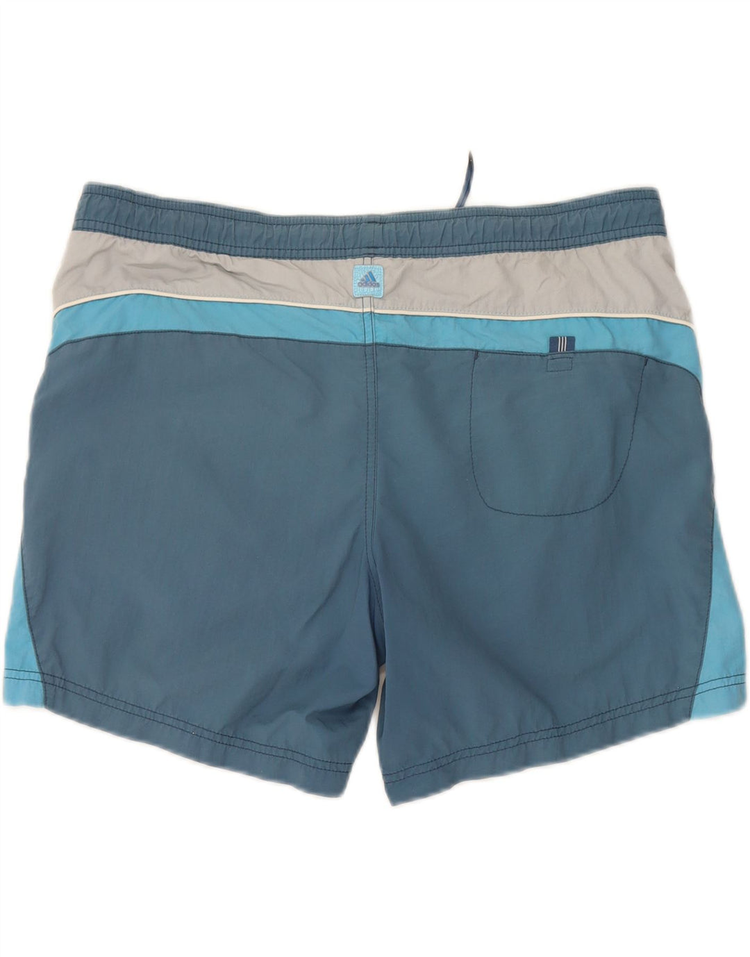 ADIDAS Mens Swimming Shorts Medium  Blue Colourblock Polyamide Vintage Adidas and Second-Hand Adidas from Messina Hembry 