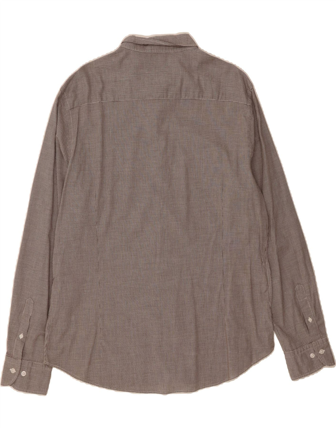 MASSIMO DUTTI Mens Shirt 2XL Grey Pinstripe Vintage Massimo Dutti and Second-Hand Massimo Dutti from Messina Hembry 