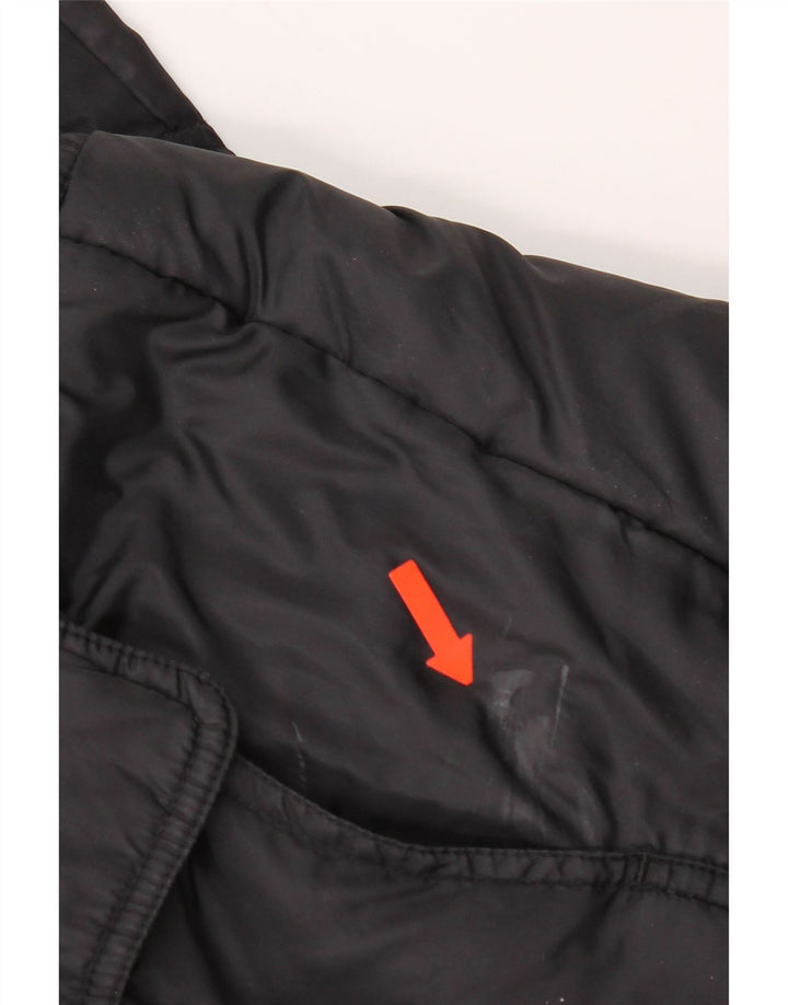 Fila Herre hættepolstret jakke IT 54 2XL Sort Polyamid