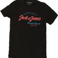 JACK & JONES Mens Graphic T-Shirt Top Medium Black Cotton Vintage Jack & Jones and Second-Hand Jack & Jones from Messina Hembry 