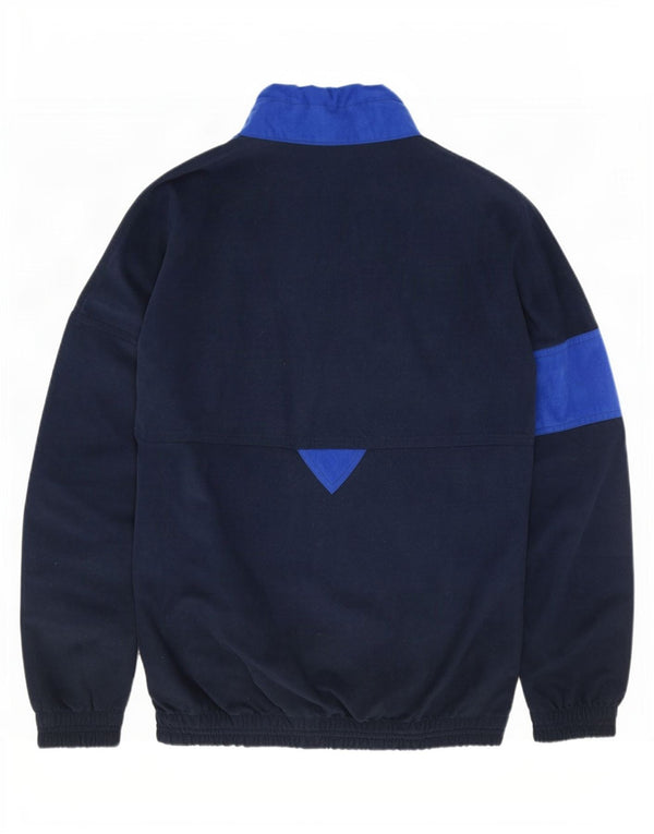 Great Escapes Mens Graphic Tracksuit Top Jacket Large Blue Colourblock