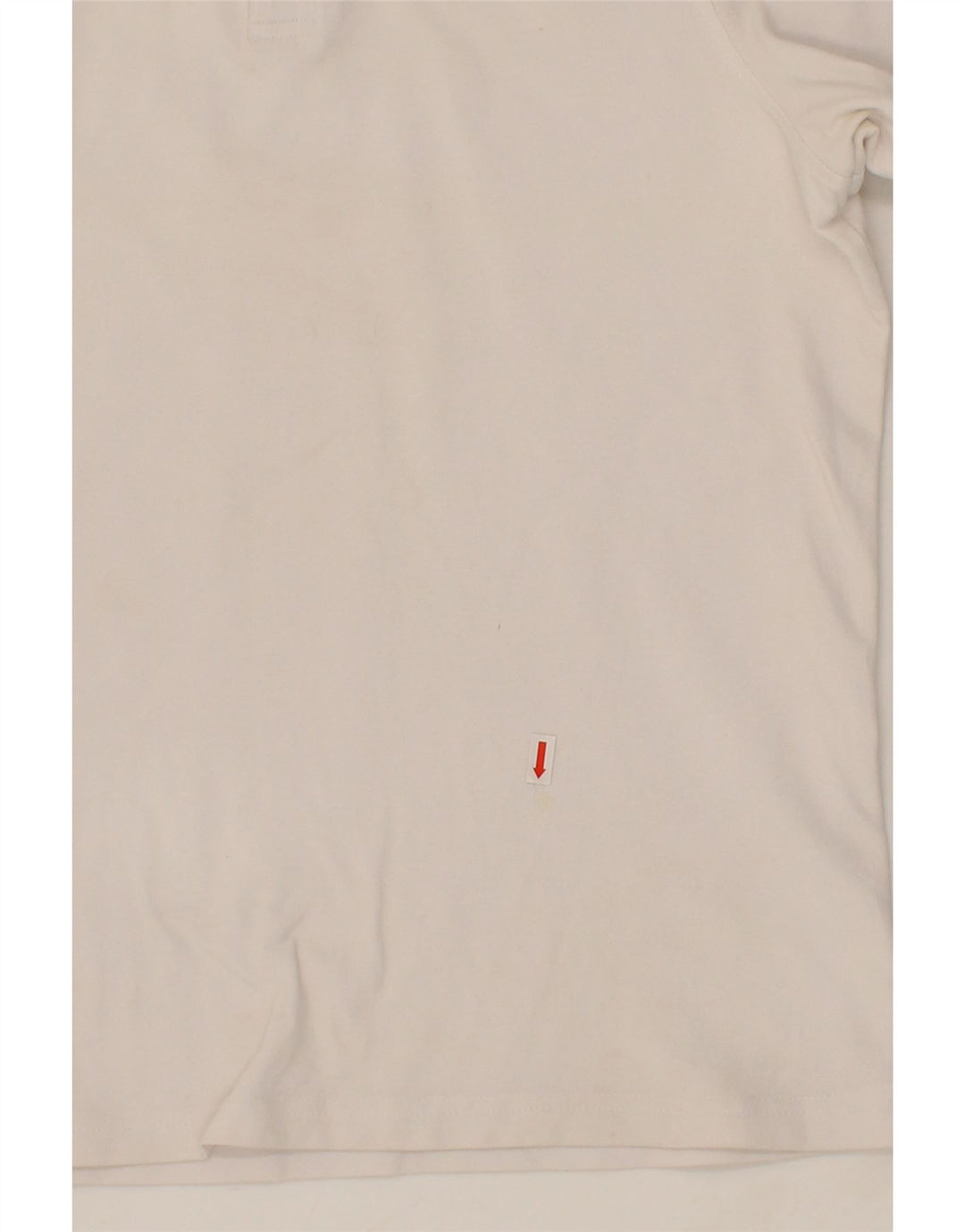 K-WAY Womens Polo Shirt UK 14 Medium White Vintage K-Way and Second-Hand K-Way from Messina Hembry 