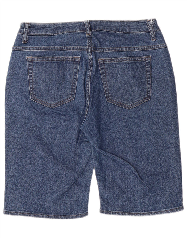 LEE Womens Riders Denim Shorts US 6 Medium W28 Blue Cotton