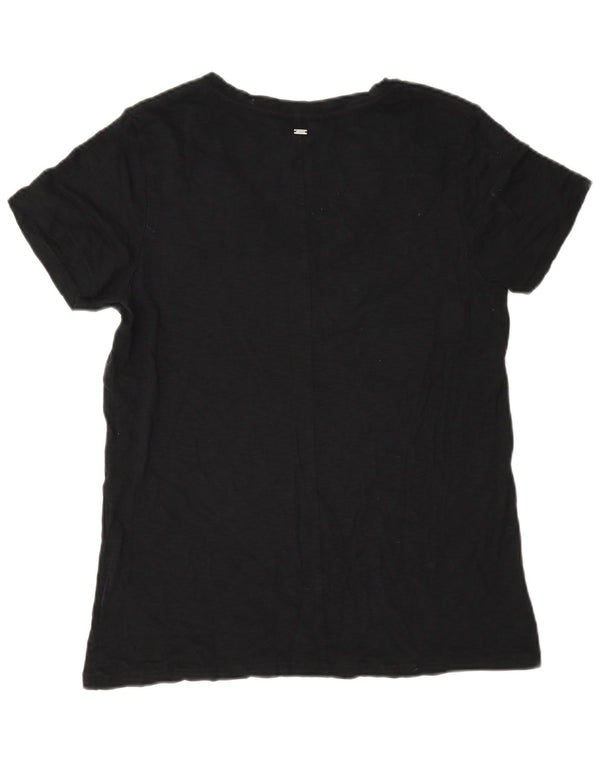 Tricou supradimensionat pentru femei Superdry UK 8 Small Bumbac bleumarin