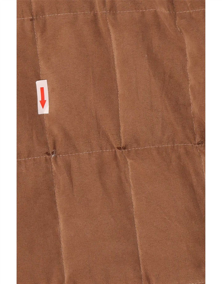 Pal Zileri Herre hættepolstret jakke IT 50 Stor brun polyester