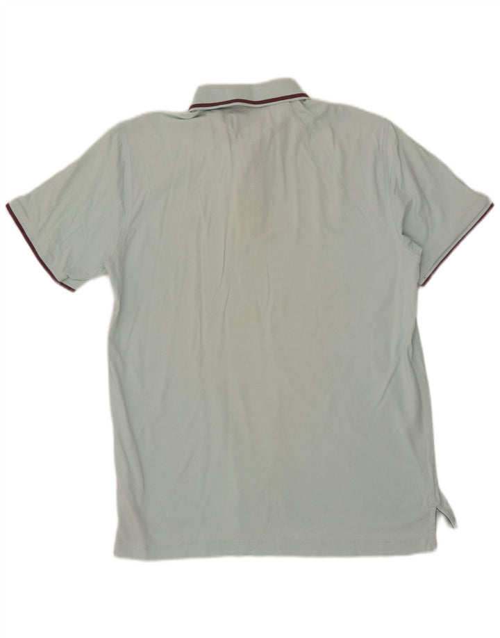 Penguin Mens Polo Shirt Large Turquoise Cotton