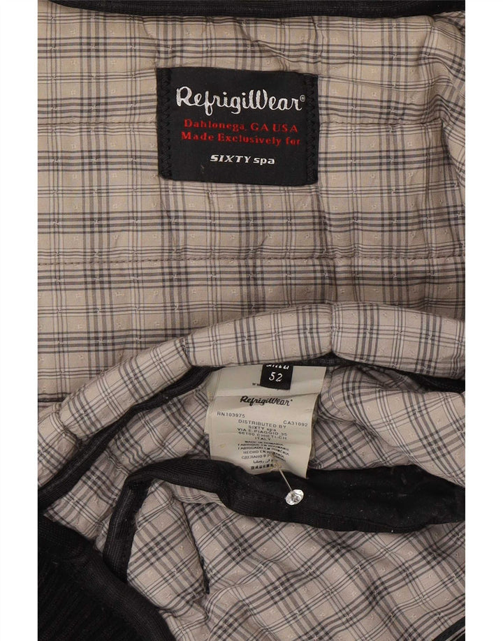 Giacca imbottita con cappuccio da uomo Refrigiwear IT 52 Large in poliestere blu navy