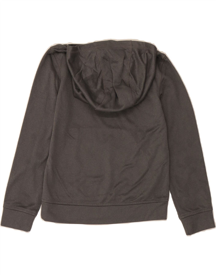 UMBRO Boys Graphic Hoodie Jumper 8-9 Years Medium Silver Polyester Vintage Umbro and Second-Hand Umbro from Messina Hembry 